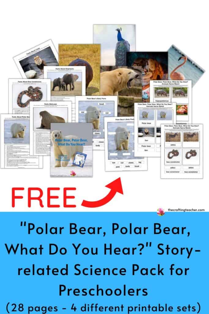 Polar Bear, Polar Bear, What Do You Hear? Science Pack for Preschoolers 