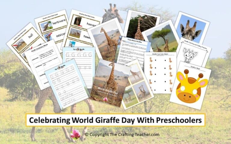 Celebrating World Giraffe Day with Preschoolers