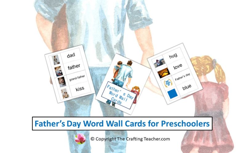 Father's Day Word Wall Cards