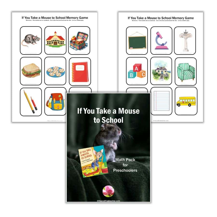 If You Take a Mouse to School Memory Game