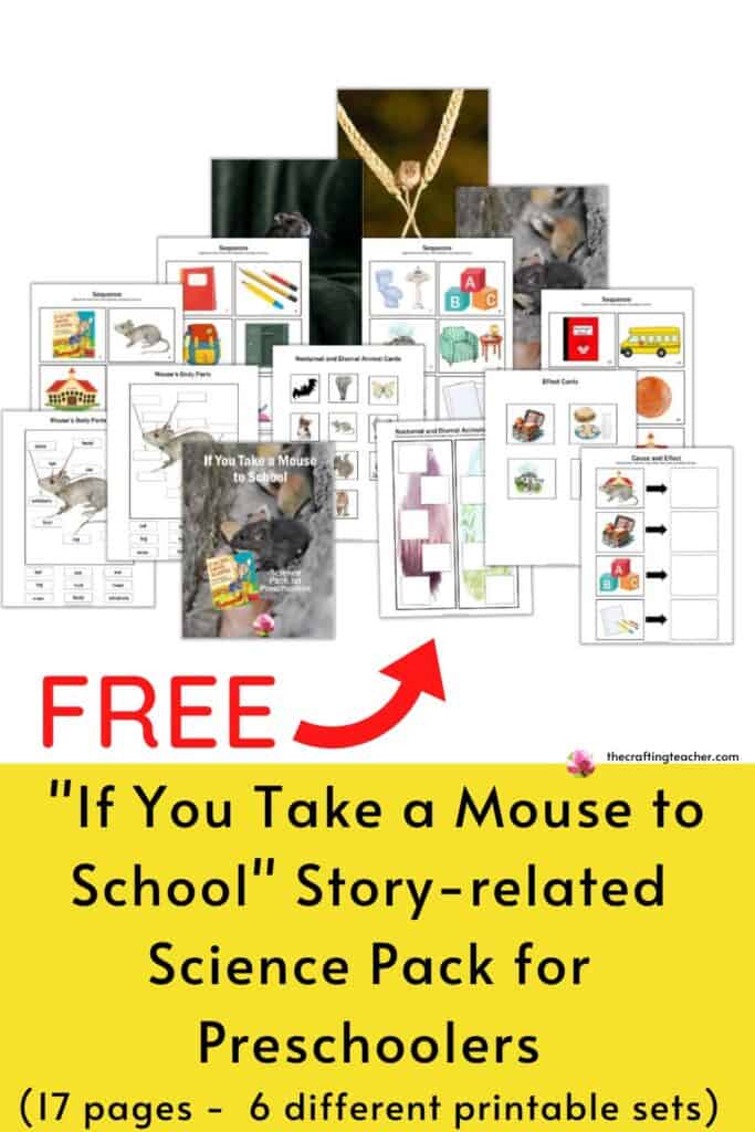  If You Take a Mouse to School Story-related Science Pack for Preschoolers