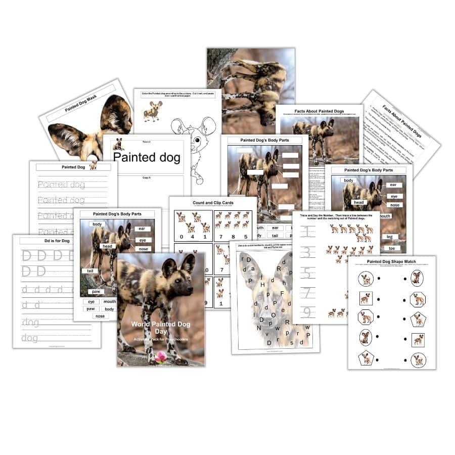 Celebrating World Painted Dog Day With Preschoolers 