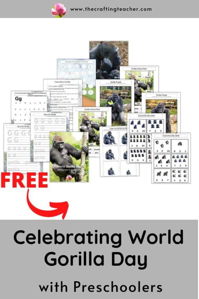 Celebrating World Gorilla Day with Preschoolers 