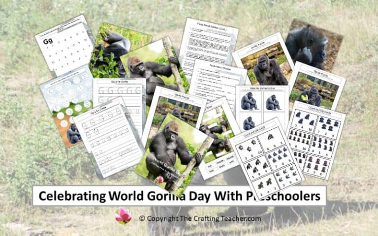 Celebrating World Gorilla Day with Preschoolers