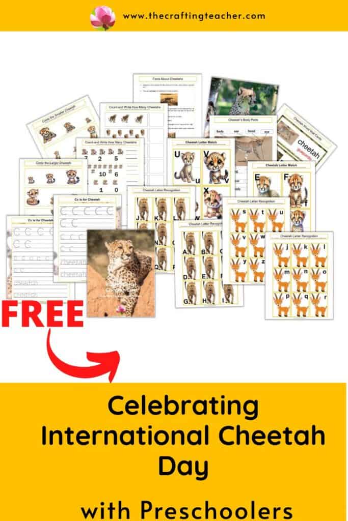 Celebrating International Cheetah Day with Preschoolers