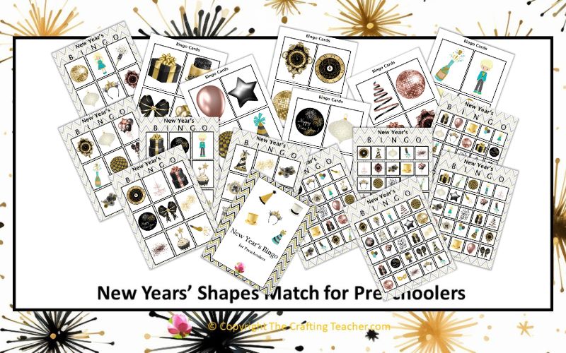 New Year's Bingo for Preschoolers