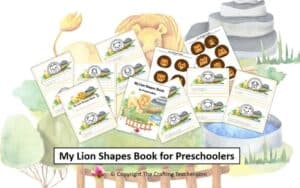 My Lion Shapes Book for Preschoolers