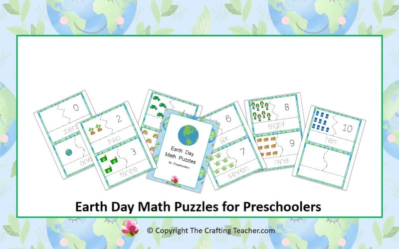 Earth Math Puzzles for Preschoolers