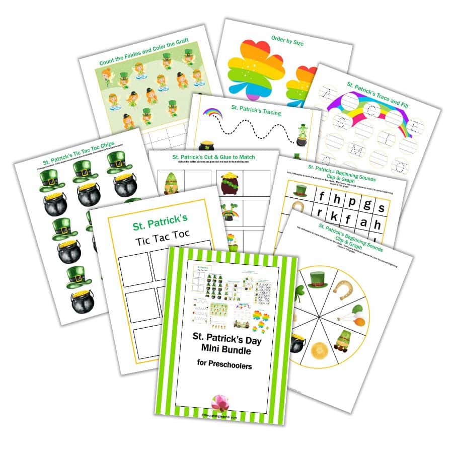 St. Patrick's Mini Bundle for Preschoolers 