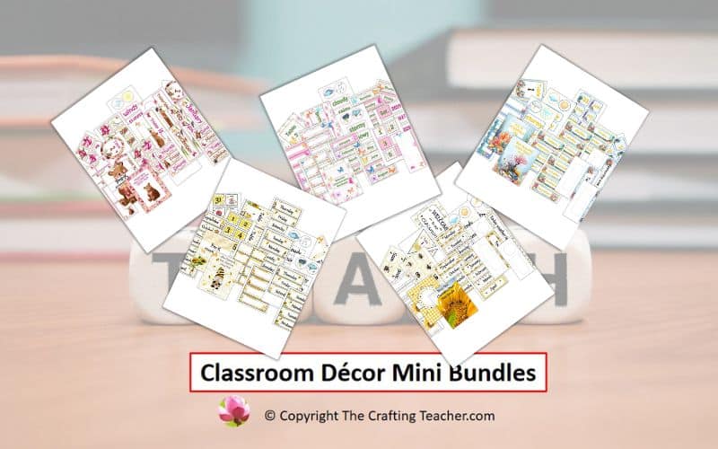 Classroom Decor Mini Bundles