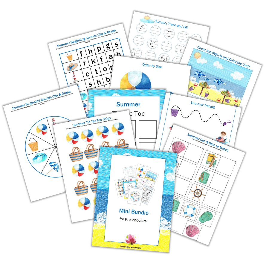 Summer Mini Bundle for Preschoolers