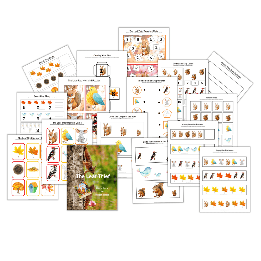 The Leaf Thief Story-related Math Pack 