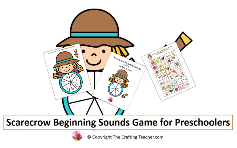 Scarecrow Beginning Sounds Game for Preschoolers