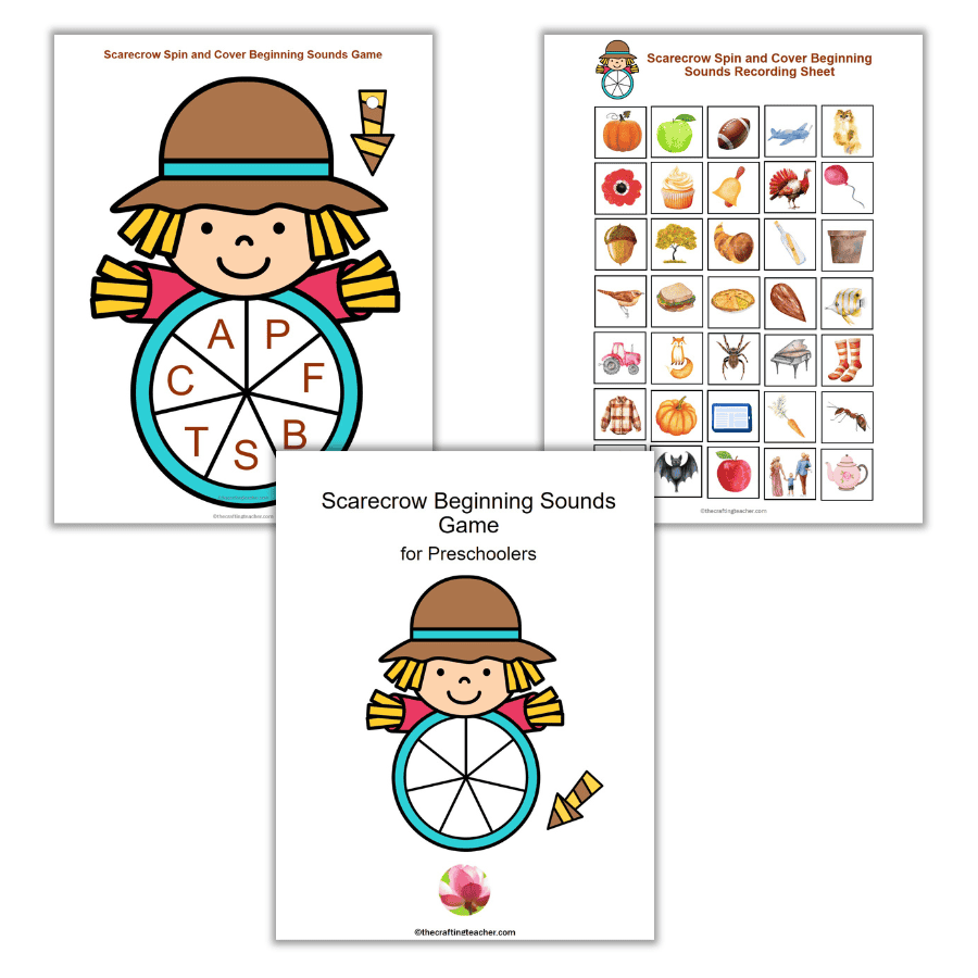 Scarecrow Beginning Sounds Game 