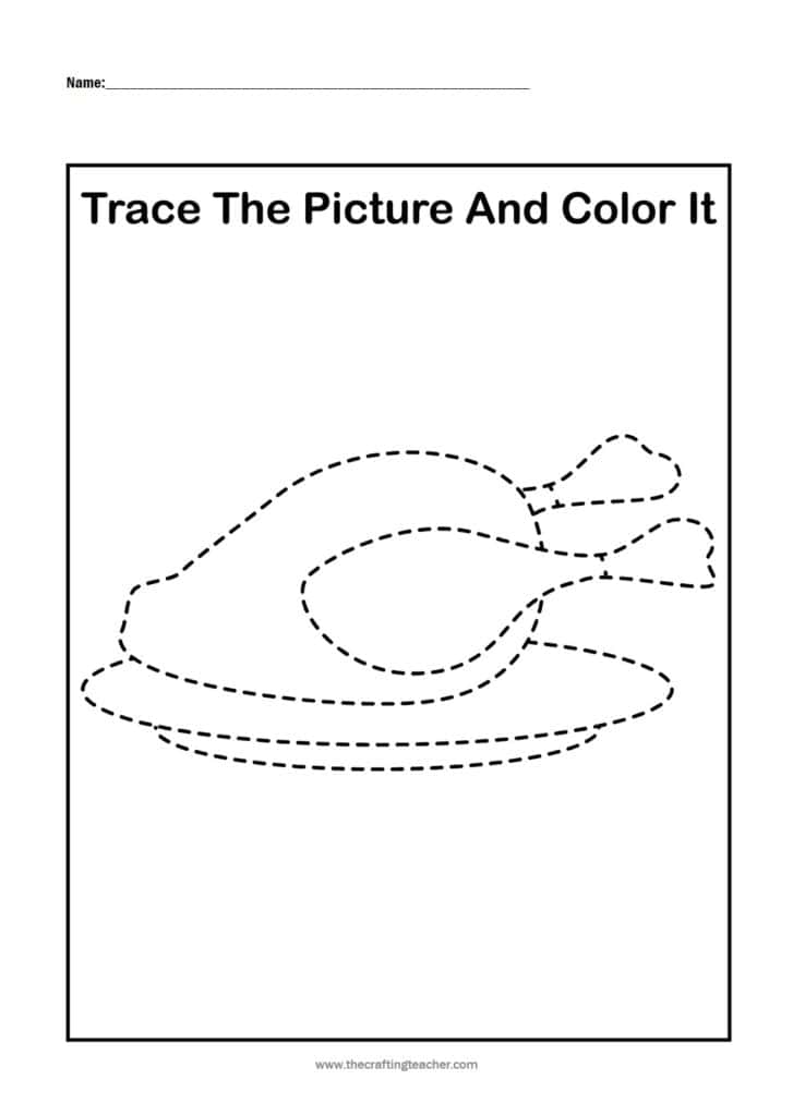 Trace the picture and color #2
