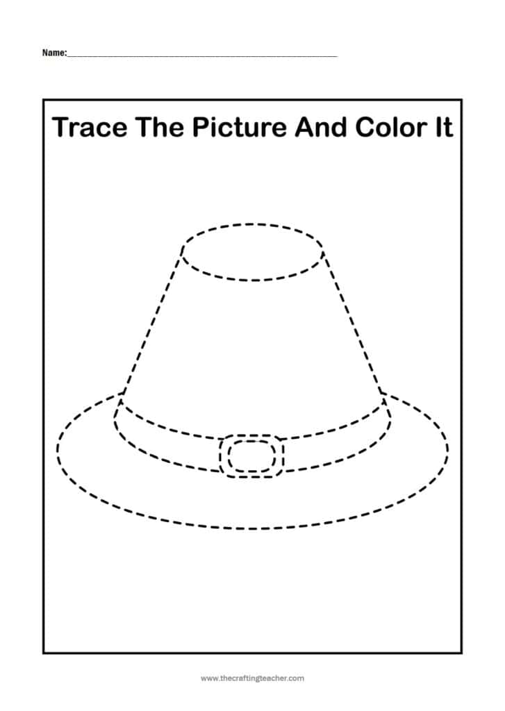 Trace the picture and color #1
