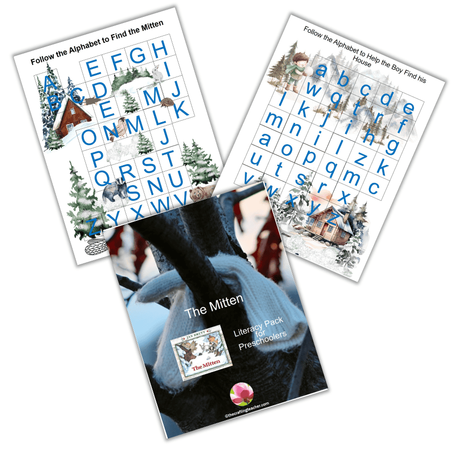 The Mitten ABC Mazes