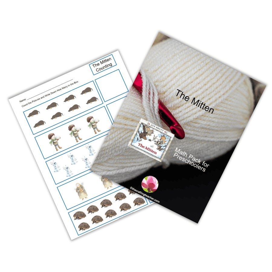 The Mitten Counting & Writing