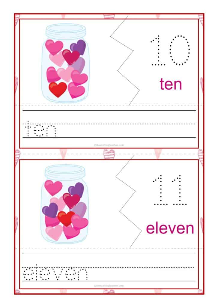 Valentine's Jar Puzzles 10 - 11.