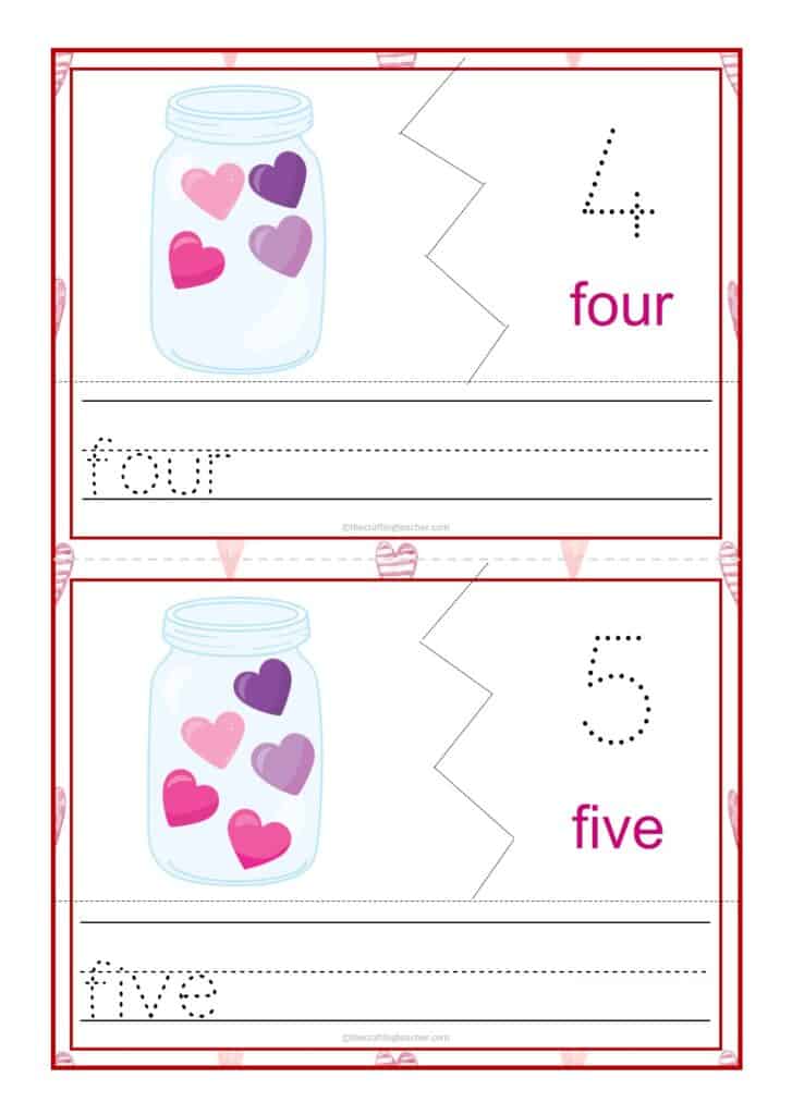 Valentine's Jar Puzzles 4 - 5.