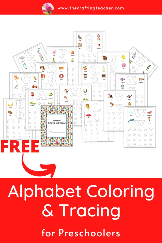 Alphabet Coloring & Tracing for Preschoolers