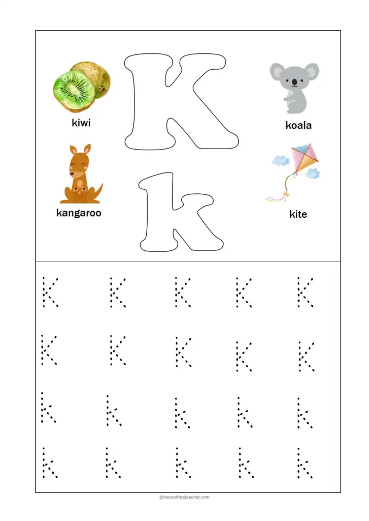 Letter K