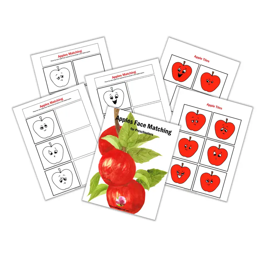 Apples Face Matching for Preschoolers