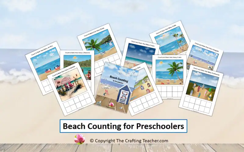 Beach Counting for Preschoolers