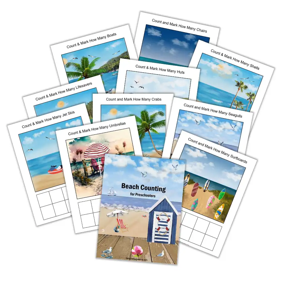 Beach Counting for Preschoolers