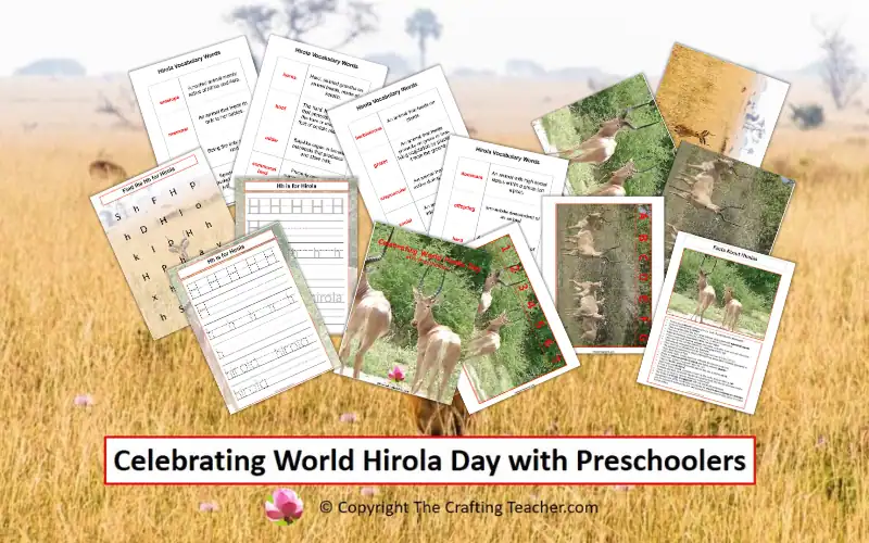 Celebrating World Hirola Day with Preschoolers