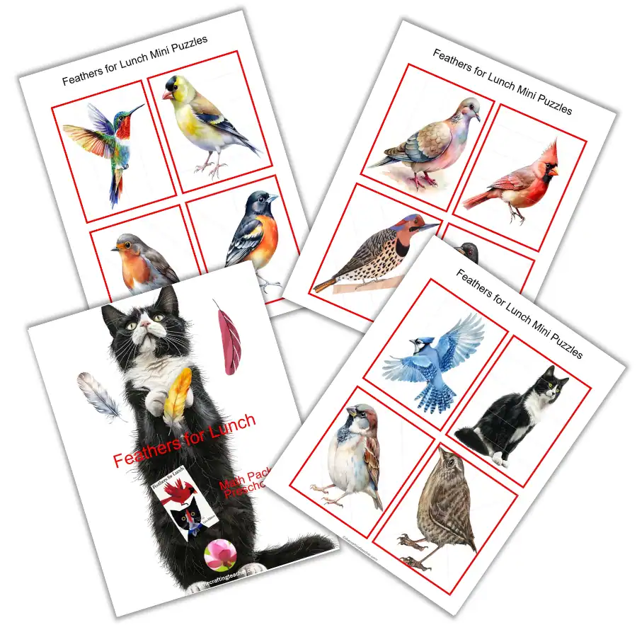 Feathers for Lunch Mini Puzzles