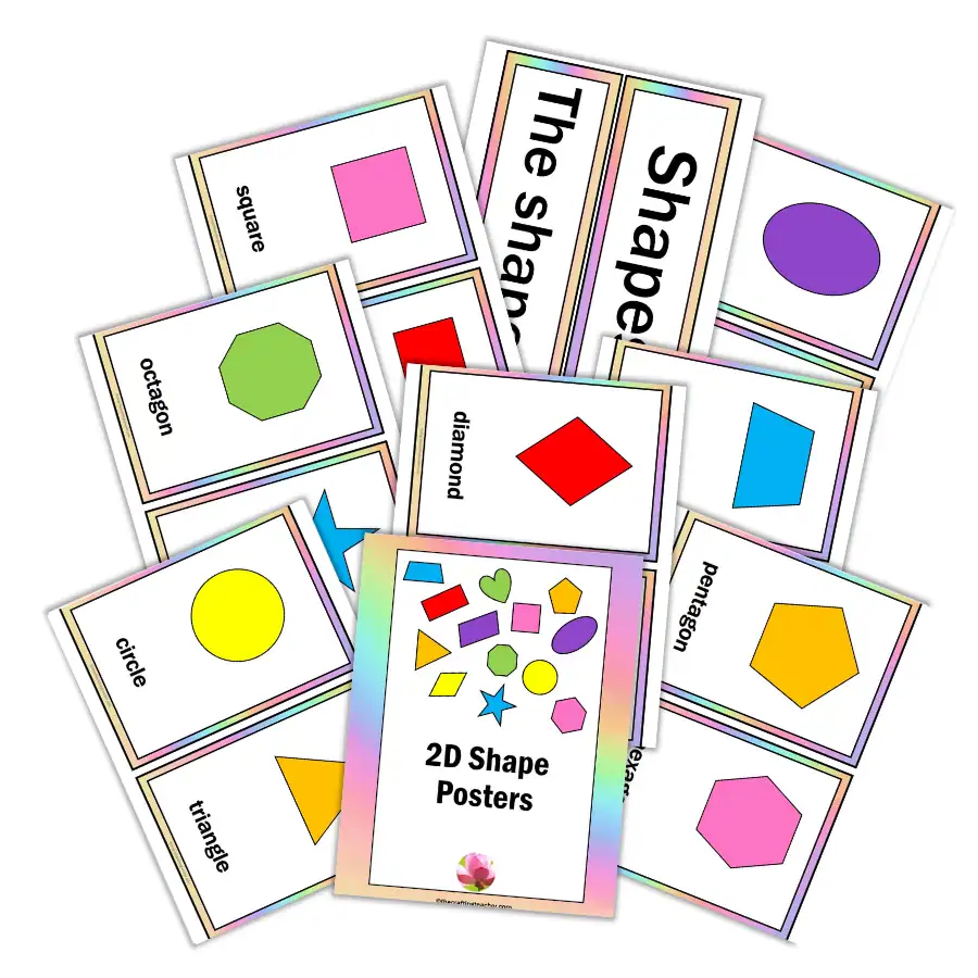 2D Shape Posters