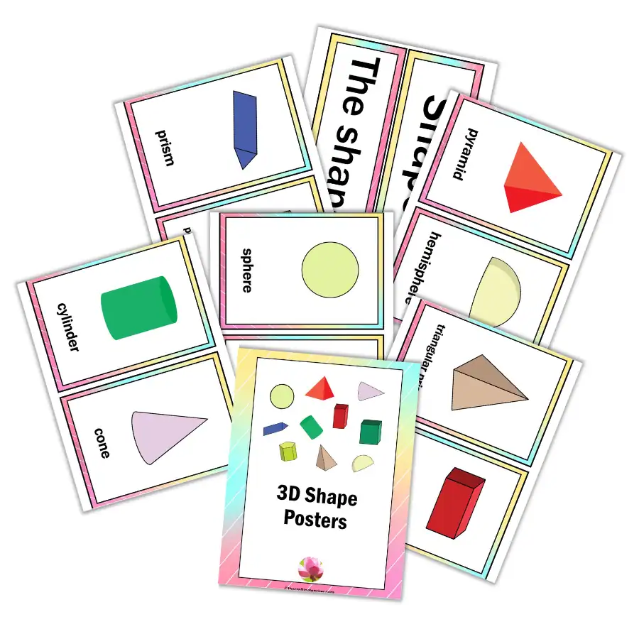 3D Shape Posters